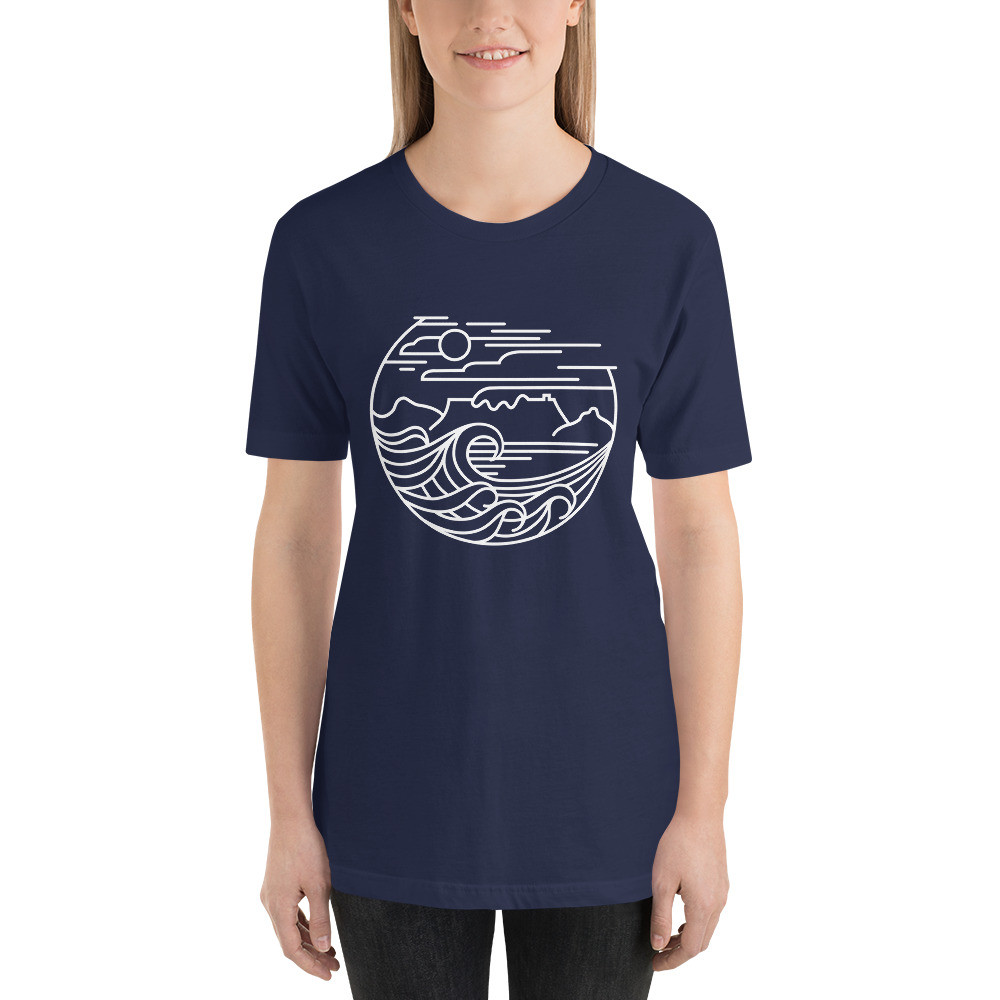 Cape Town (White) - Short-Sleeve Unisex T-Shirt