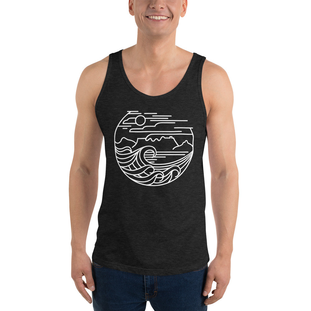 Cape Town (White) - Unisex Tank Top