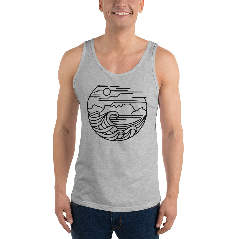 Cape Town (Black) - Unisex Tank Top