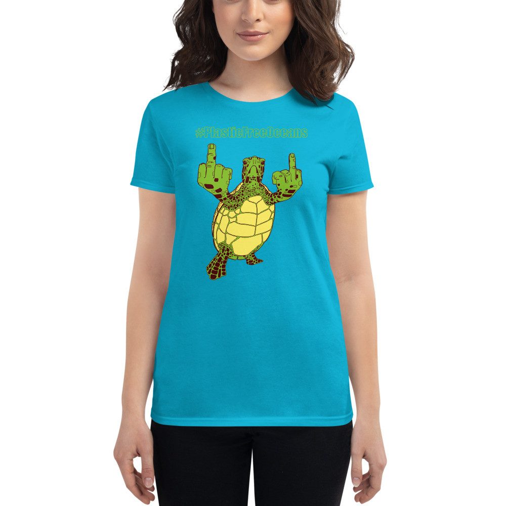 PlasticFreeOceans - Women's Fashion Fit T-Shirt