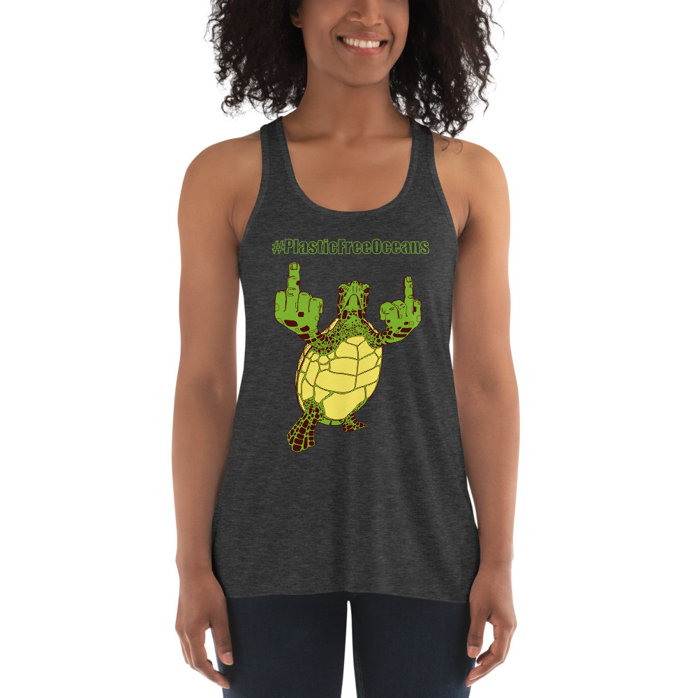 PlasticFreeOceans - Women's Racerback Tank
