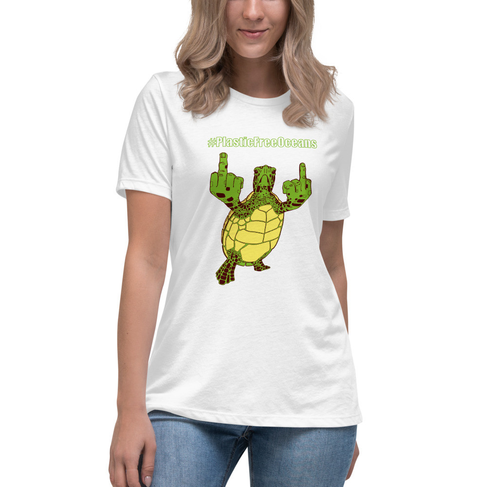 PlasticFreeOceans - Women's Relaxed T-Shirt