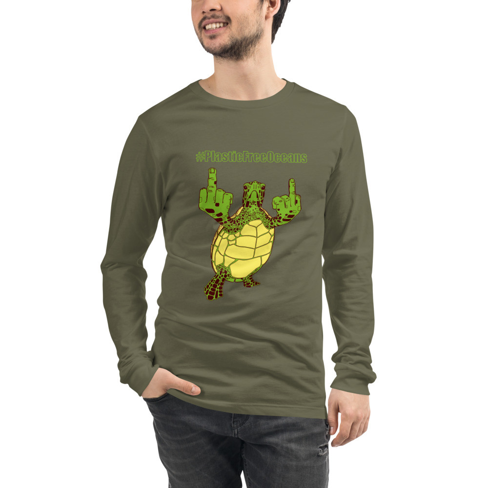 PlasticFreeOceans - Unisex Lightweight Long Sleeve Tee