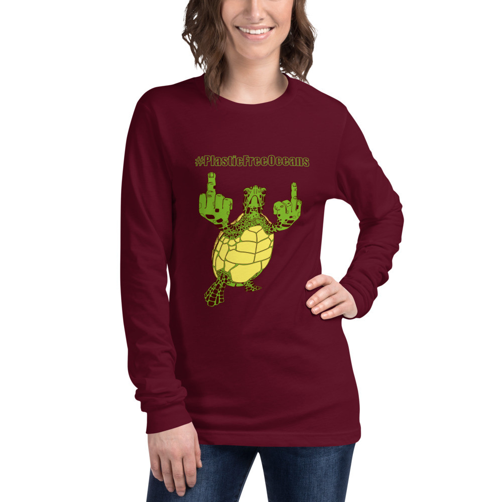 PlasticFreeOceans - Unisex Lightweight Long Sleeve Tee