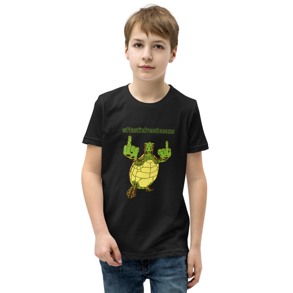 PlasticFreeOceans - Youth Short Sleeve T-Shirt
