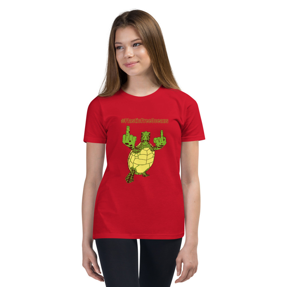 PlasticFreeOceans - Youth Short Sleeve T-Shirt