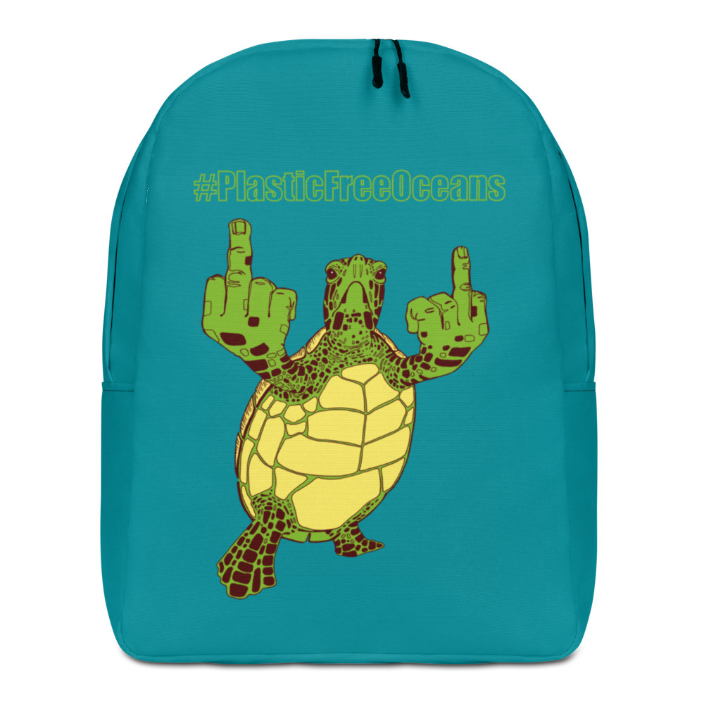 PlasticFreeOceans - Minimalist Backpack