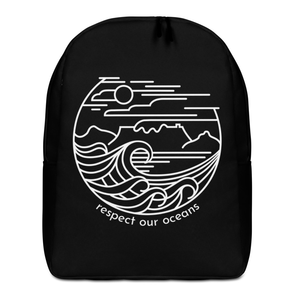 Cape Town (White) - Minimalist Backpack