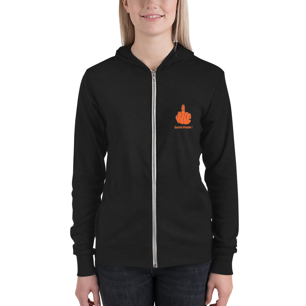 Stop Drag Netting - Unisex Lightweight Zip Hoodie