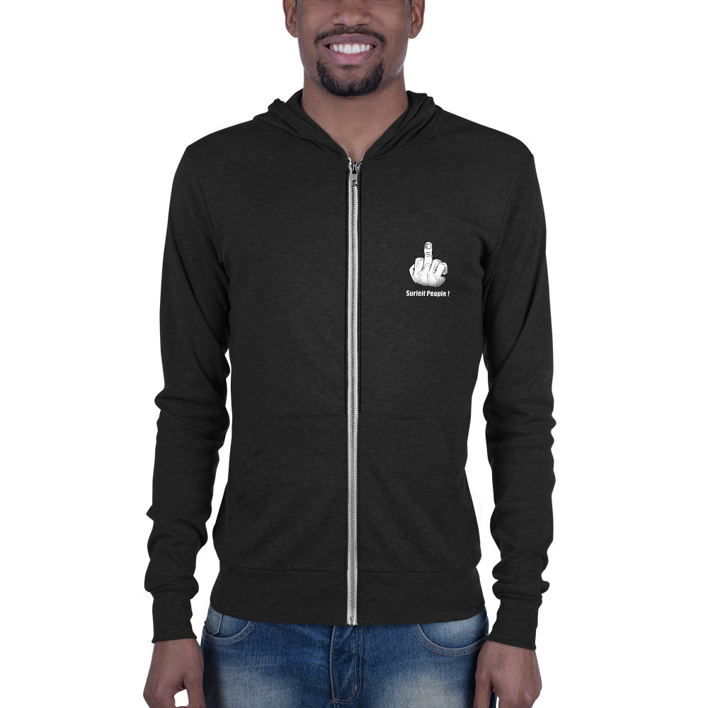 Stop Longline Fishing - Unisex Lightweight Zip Hoodie