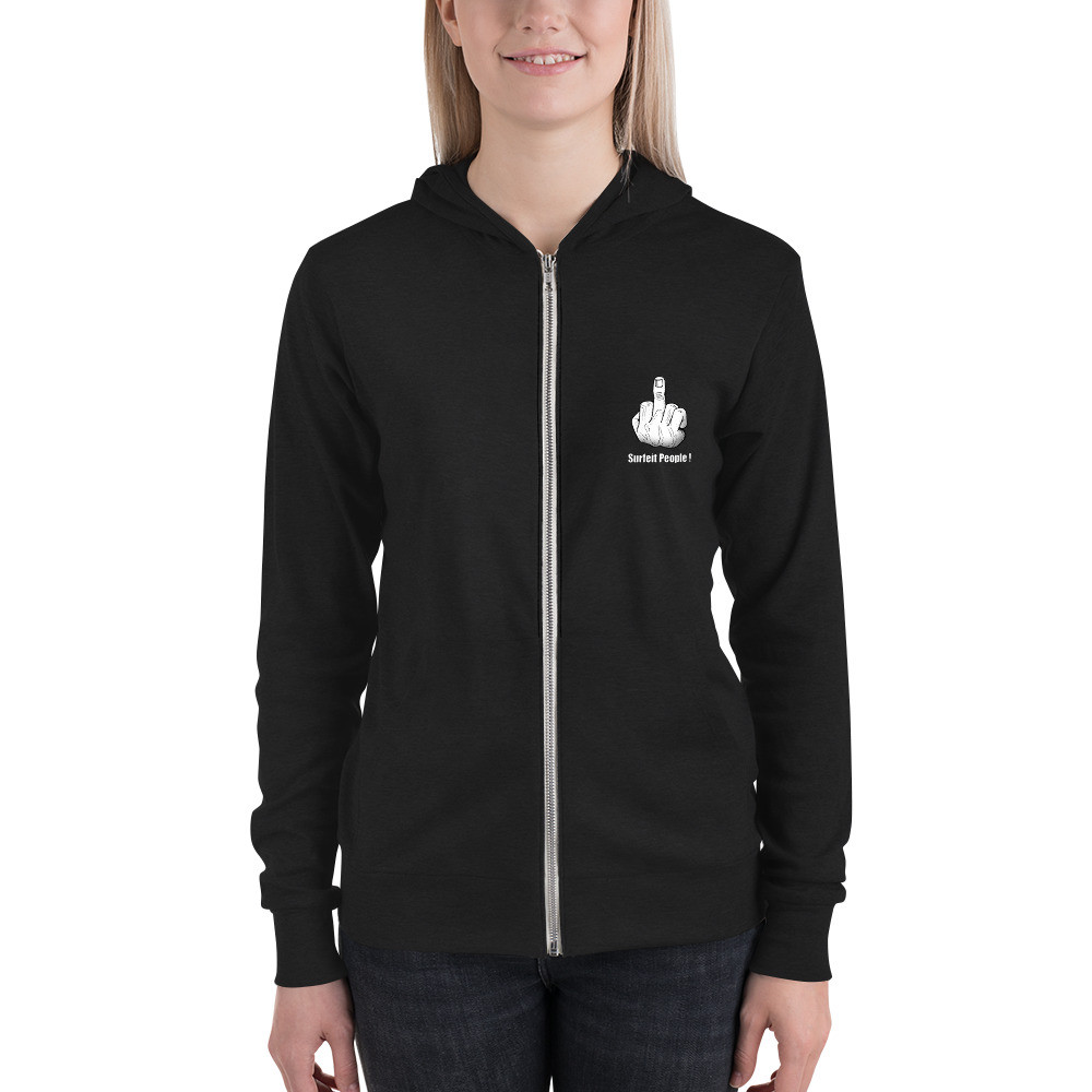 Stop Longline Fishing - Unisex Lightweight Zip Hoodie