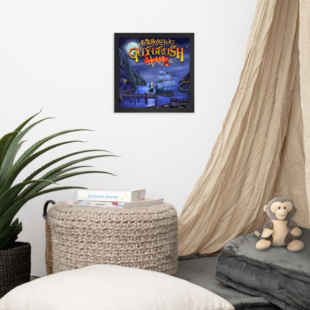 Mighty Like Guybrush Framed poster