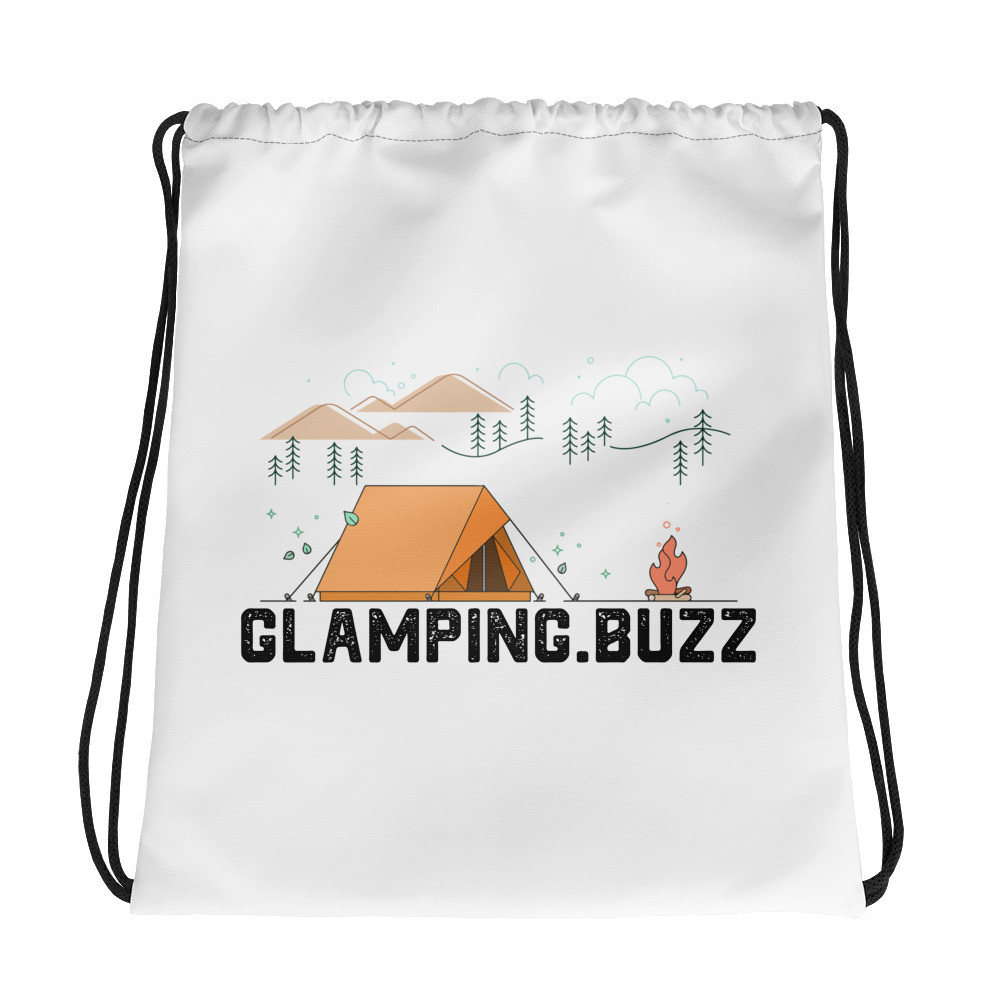 Glamping.Buzz Drawstring bag