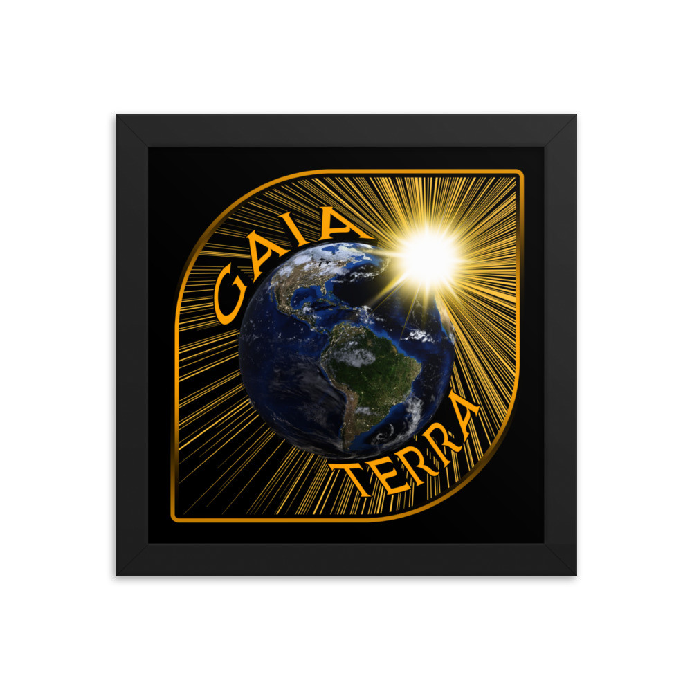 Gaia Terra - Framed photo paper poster