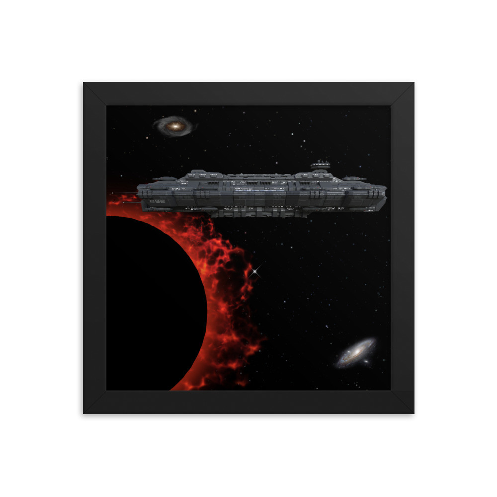 Eclipse 2 - Framed photo paper poster