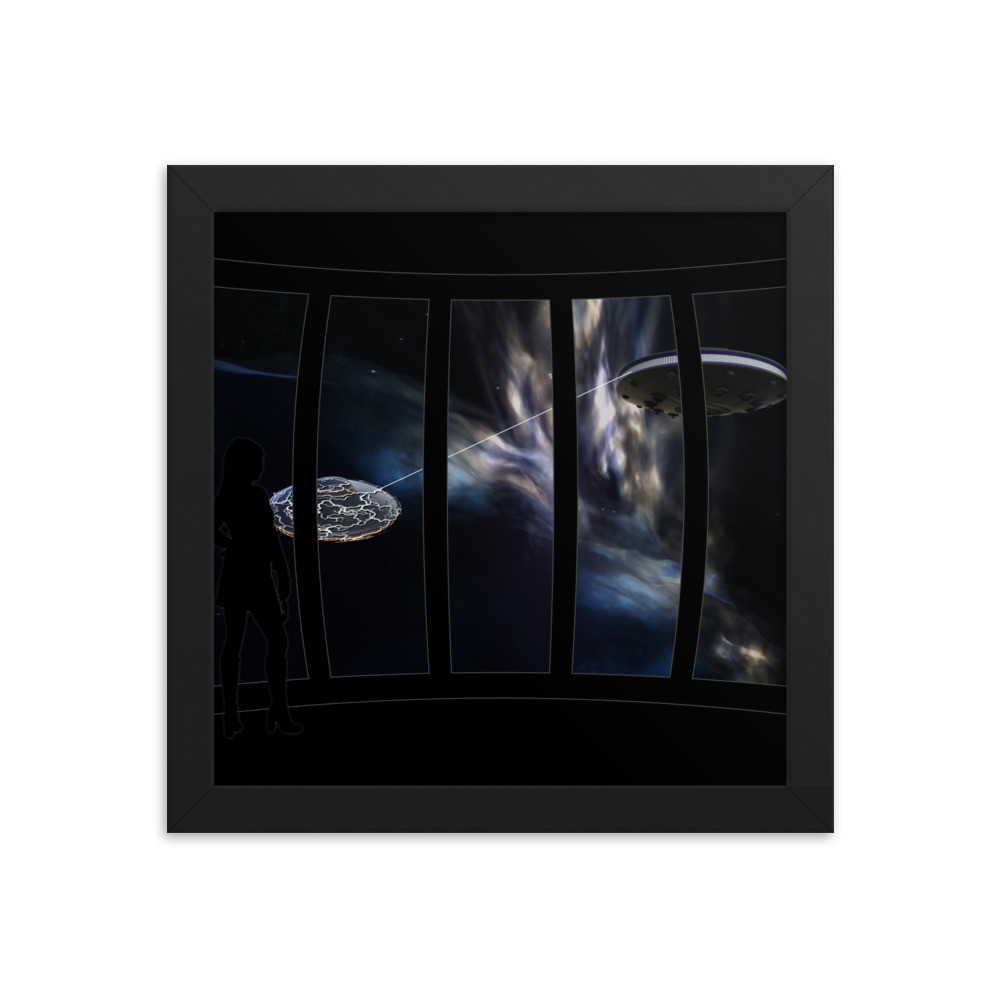 Observation Deck - Framed photo paper poster