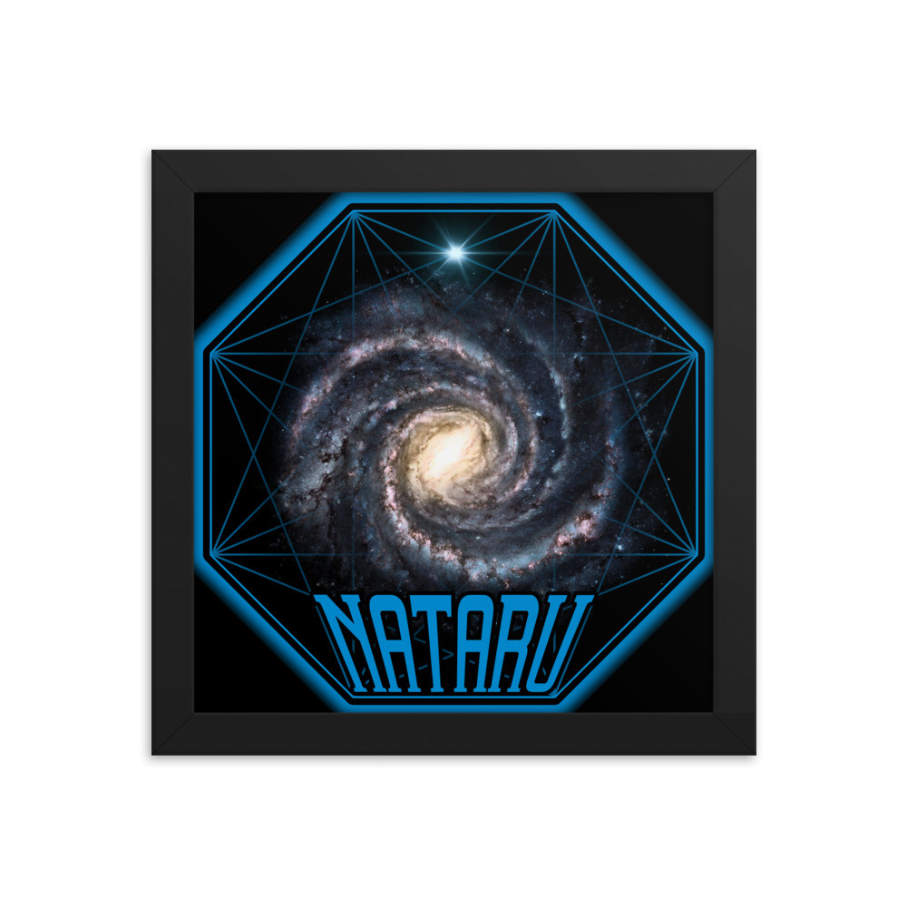 Milky-way Galaxy - Framed photo paper poster