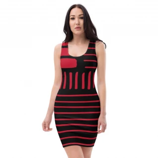 Marni's Dream Cut & Sew Red & Black Dress