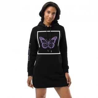 Butterfly Hoodie dress