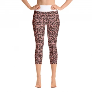 Slogon Yoga Capri Leggings
