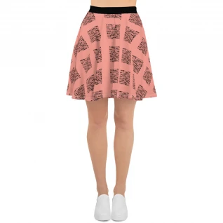 Slogon Skater Skirt