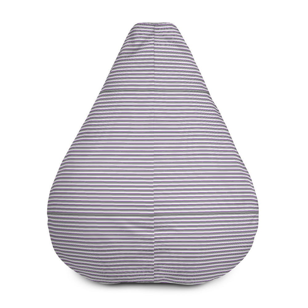 Asexual Pin Stripes Bean Bag Chair Cover