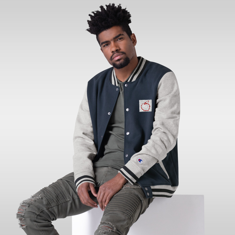 Embroidered Champion Bomber Jacket