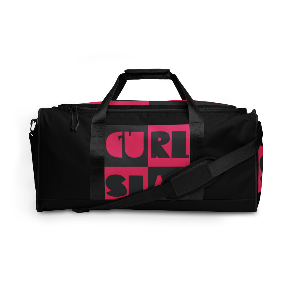 Blk/Pink "Girl Slay" Duffle bag