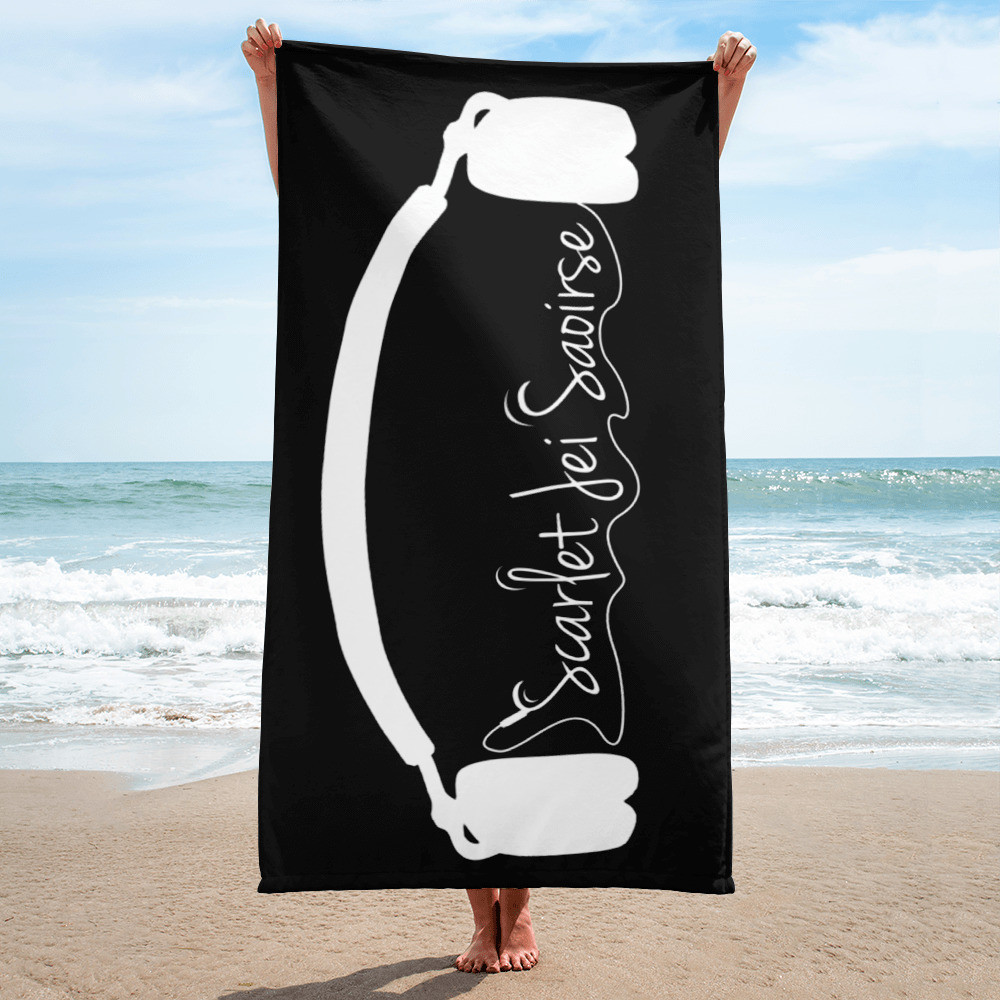 Scarlet Jei Saoirse Beach Towel Blk