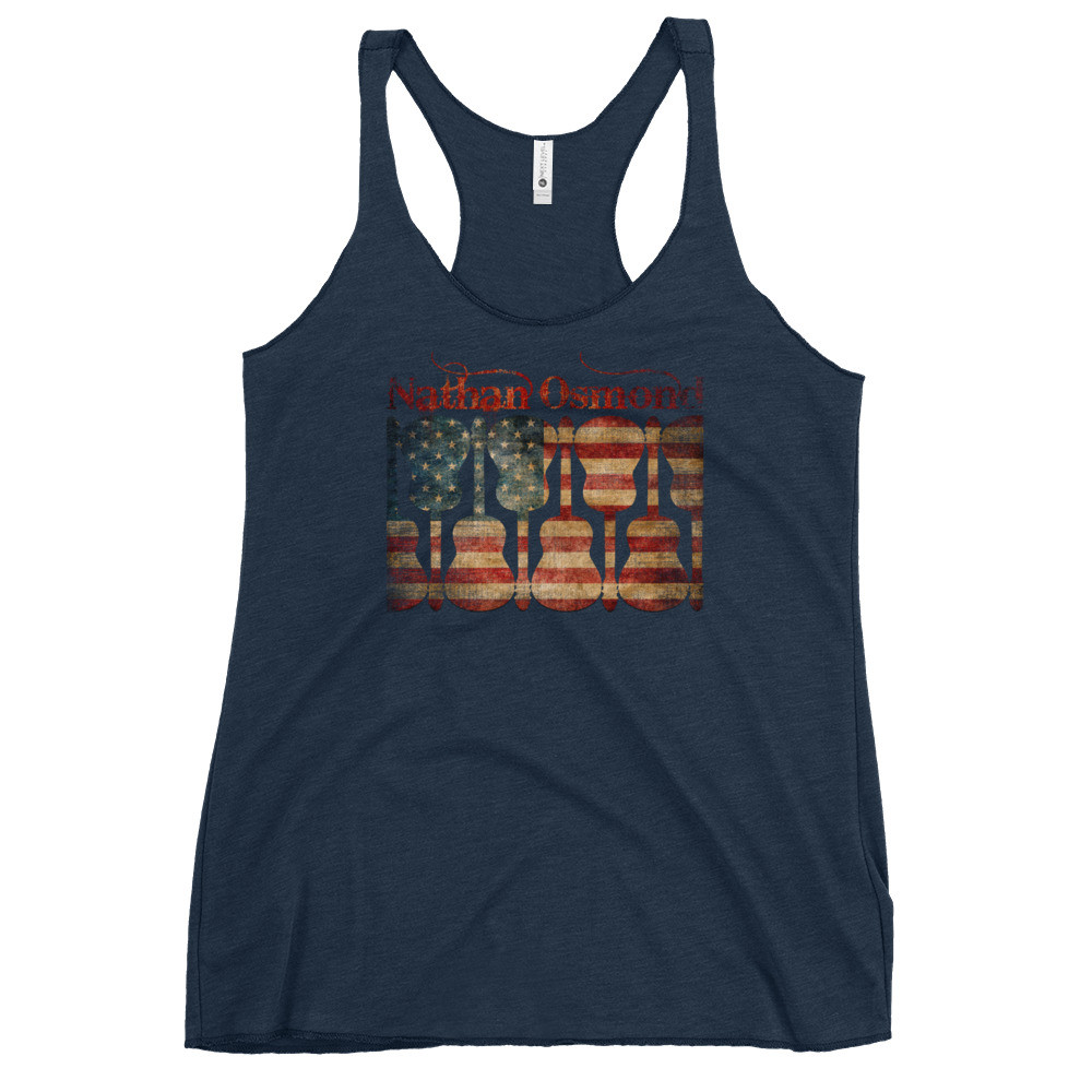Nathan Osmond American Guitar - Women's Racerback Tank
