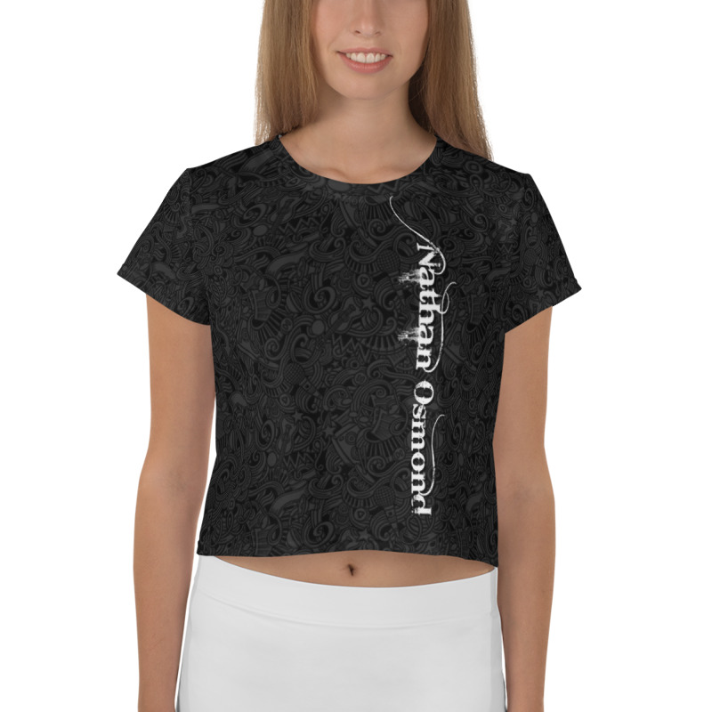 Nathan Osmond Instrument All Over Print - Women's Crop Tee