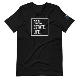 Real Estate Life - Short Sleeve Unisex Tee - Box