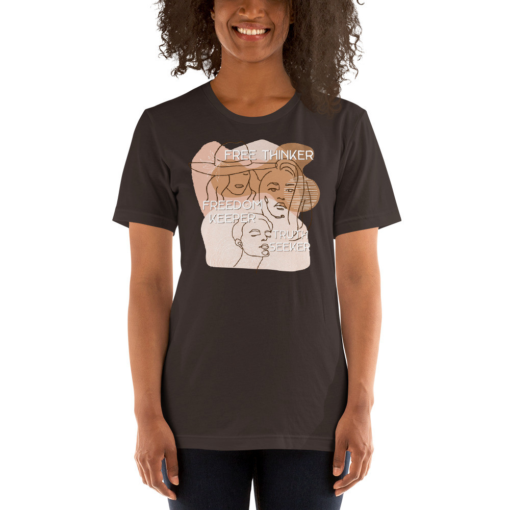 Free thinker Shirt, Freedom keeper Shirt, truth seeker Shirt, Medical Freedom Shirt, Freedom Shirt, Conservative Shirt, Short-Sleeve Unisex T-Shirt