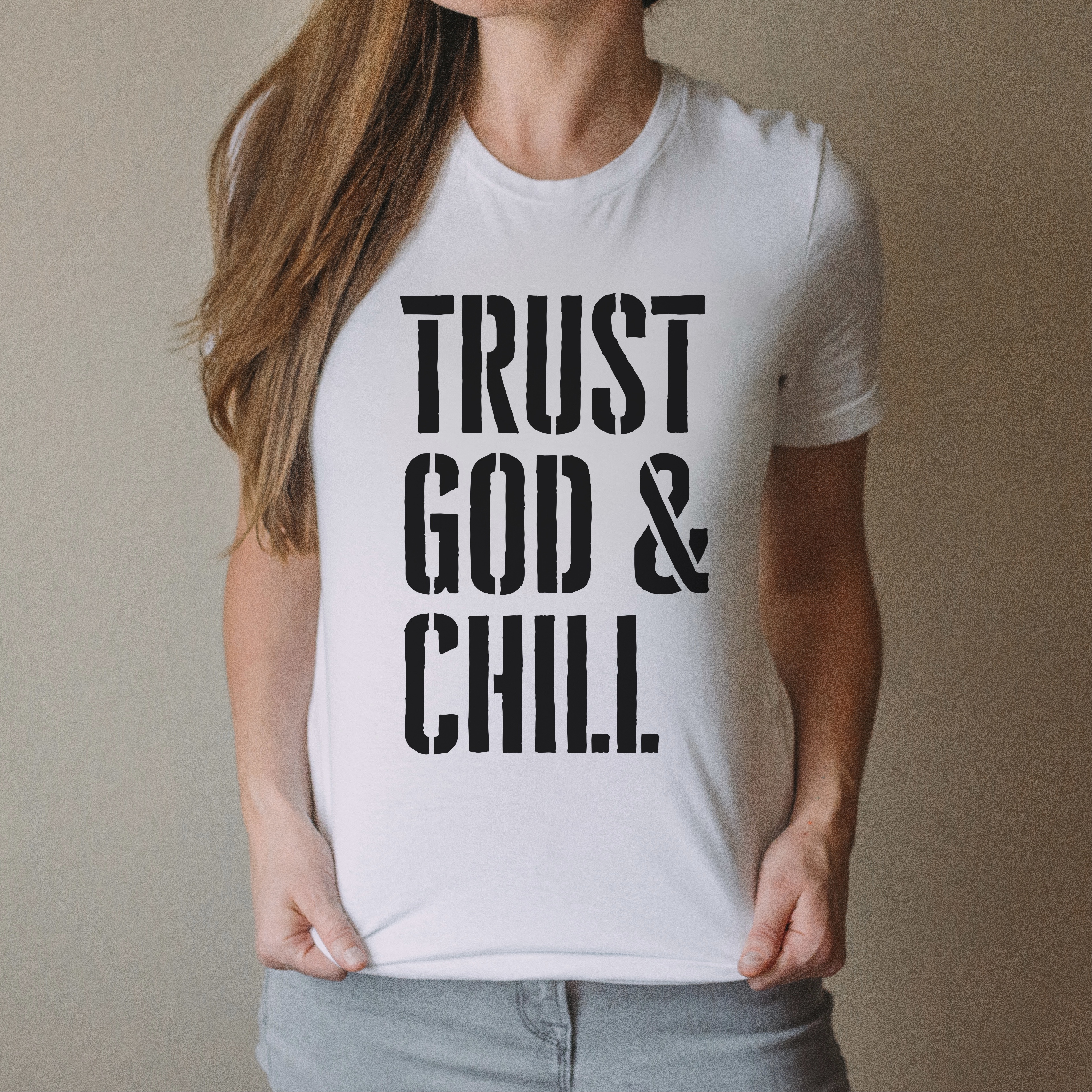 Trust God & Chill, We can Do this, Short-Sleeve Unisex T-Shirt