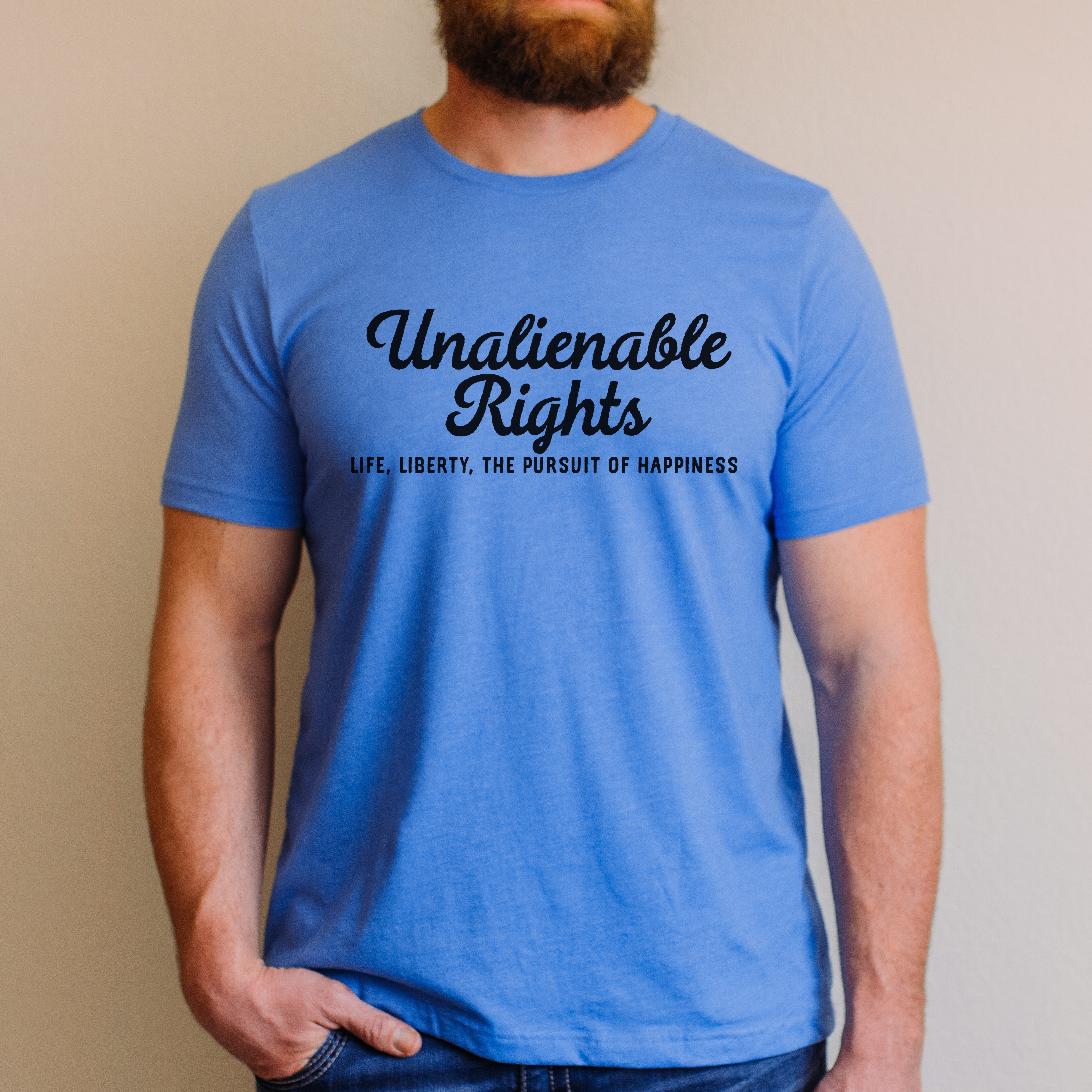 Unalienable Rights, Life, Liberty, Happiness, 1776, Short-Sleeve Unisex T-Shirt