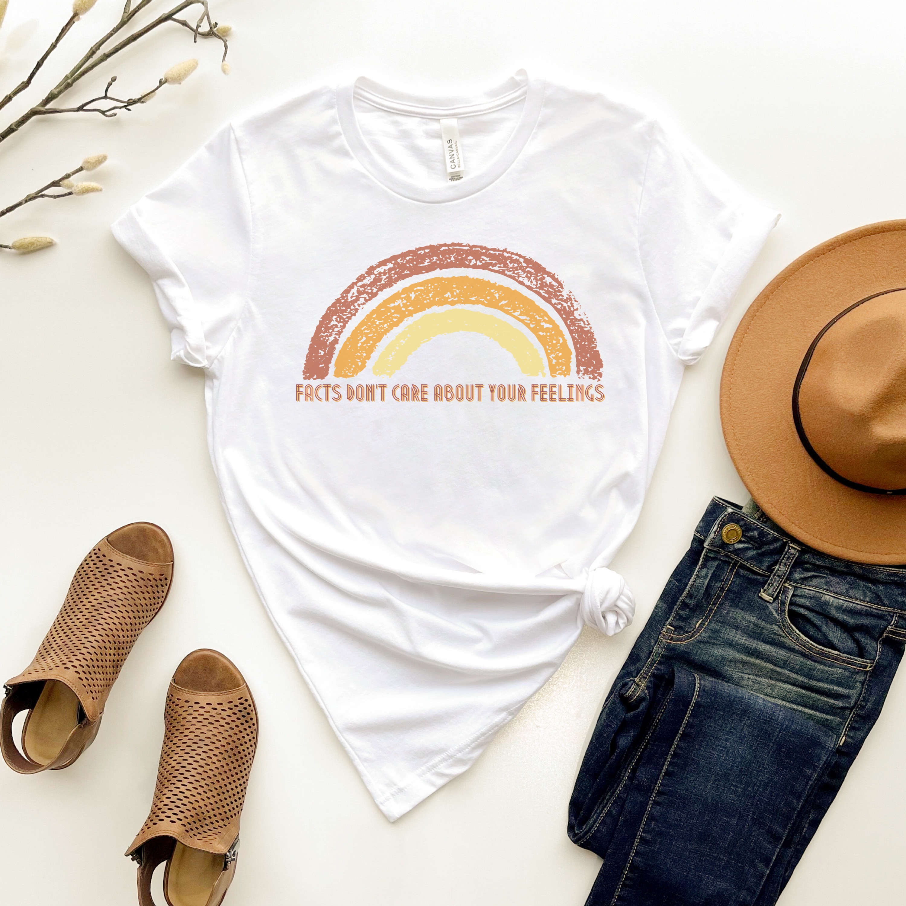Facts Don't Care About Your Feelings, Megan Garland, New Day American shirt, Short-Sleeve Unisex T-Shirt