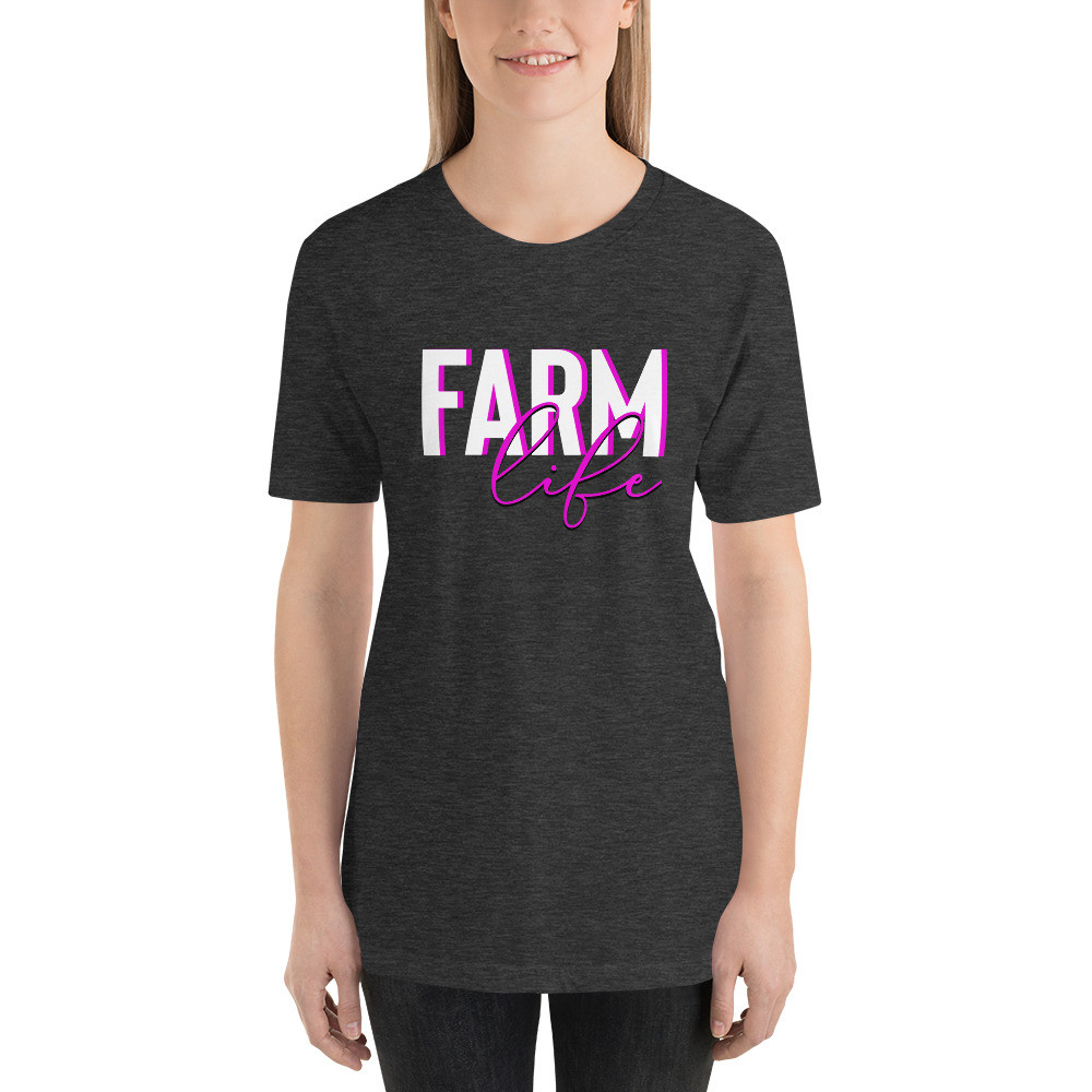 Farm life Shirt, farm girl, farm Mom, farm mama, Short-Sleeve Unisex T-Shirt