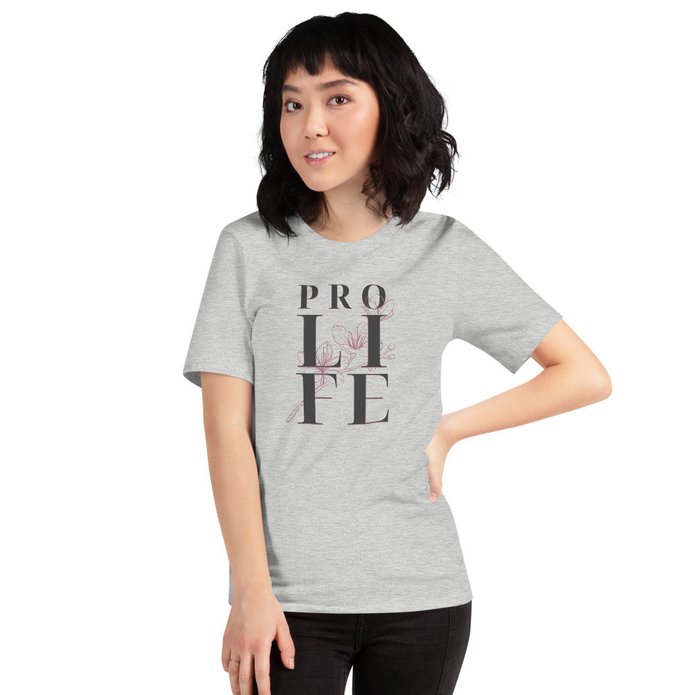 Pro life, flower, Kasey Giles, Short-Sleeve Unisex T-Shirt