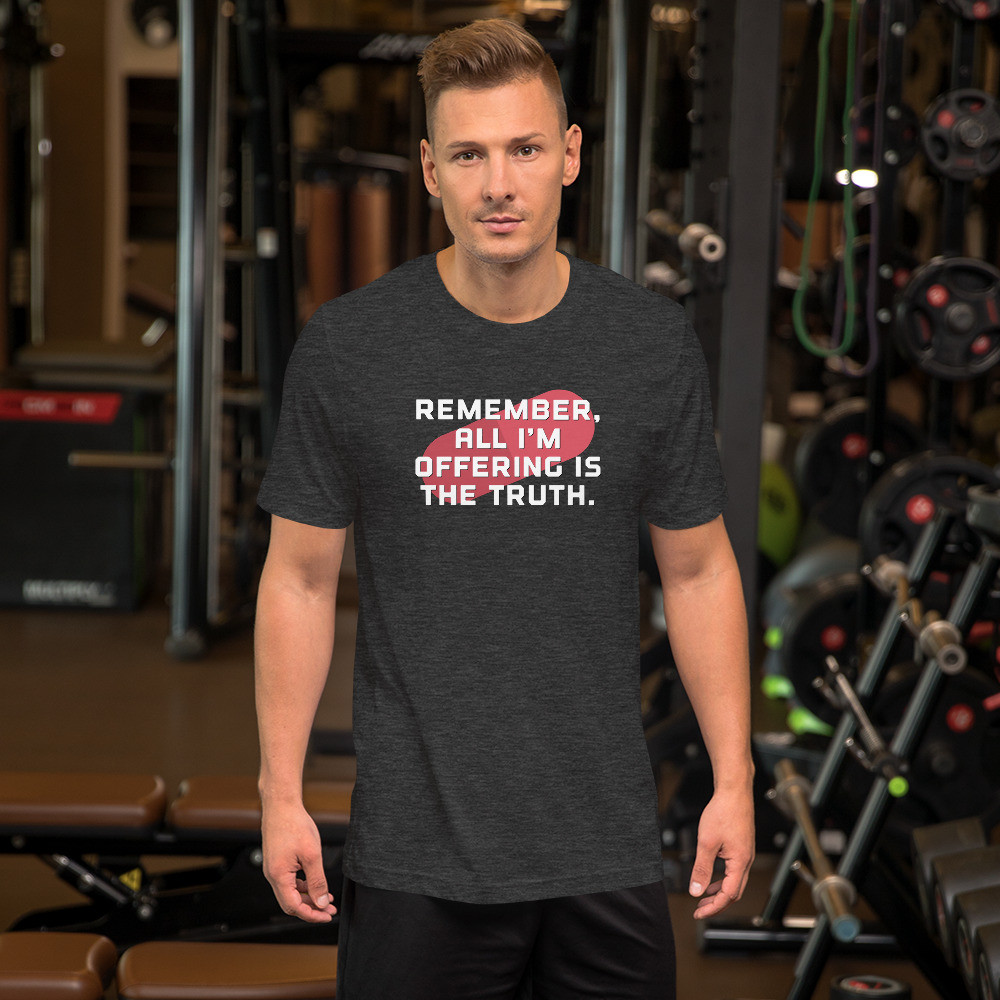 Red pill Shirt, remember all I’m offering is the truth, wake up, Short-Sleeve Unisex T-Shirt