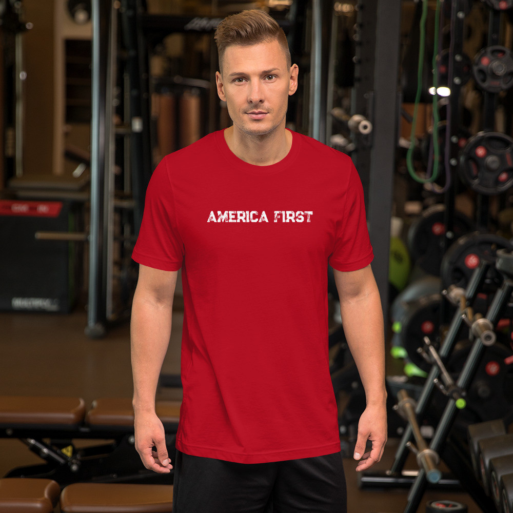 America First Shirt, Short-Sleeve Unisex T-Shirt