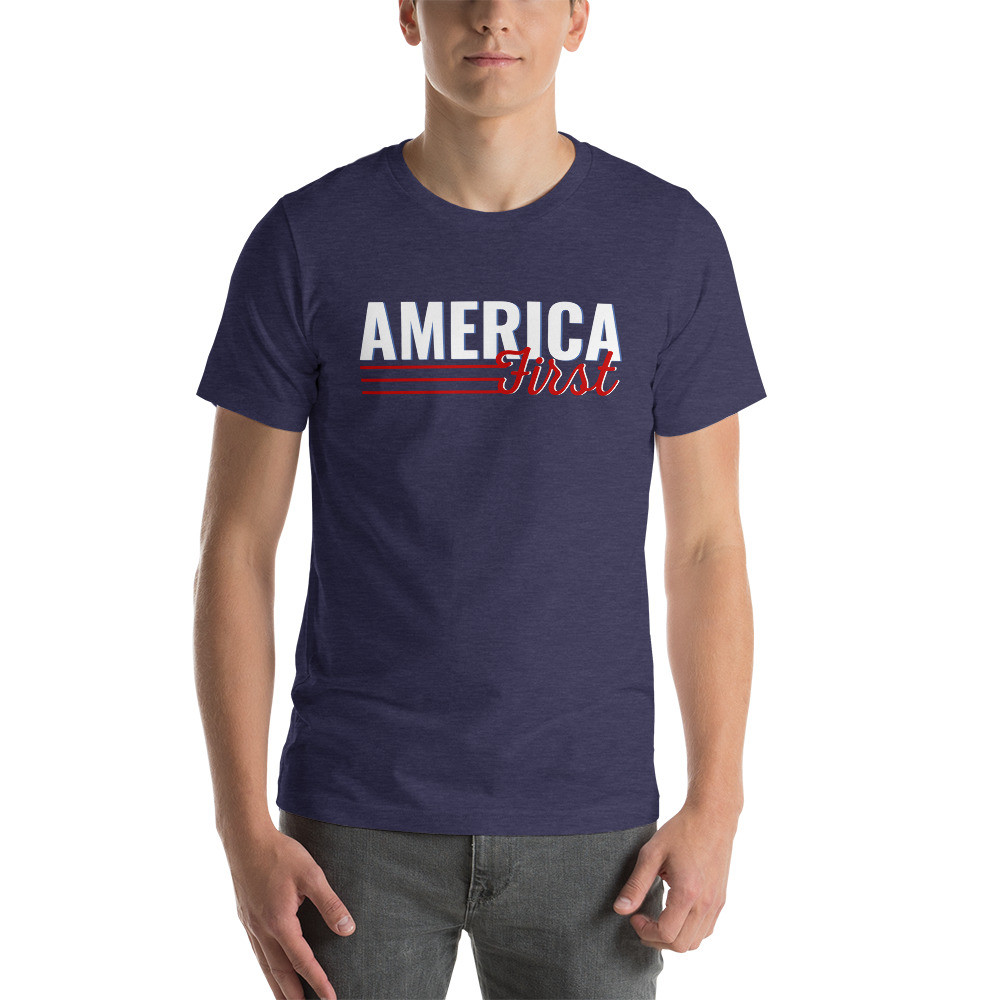 America First, Pro America, Short-Sleeve Unisex T-Shirt