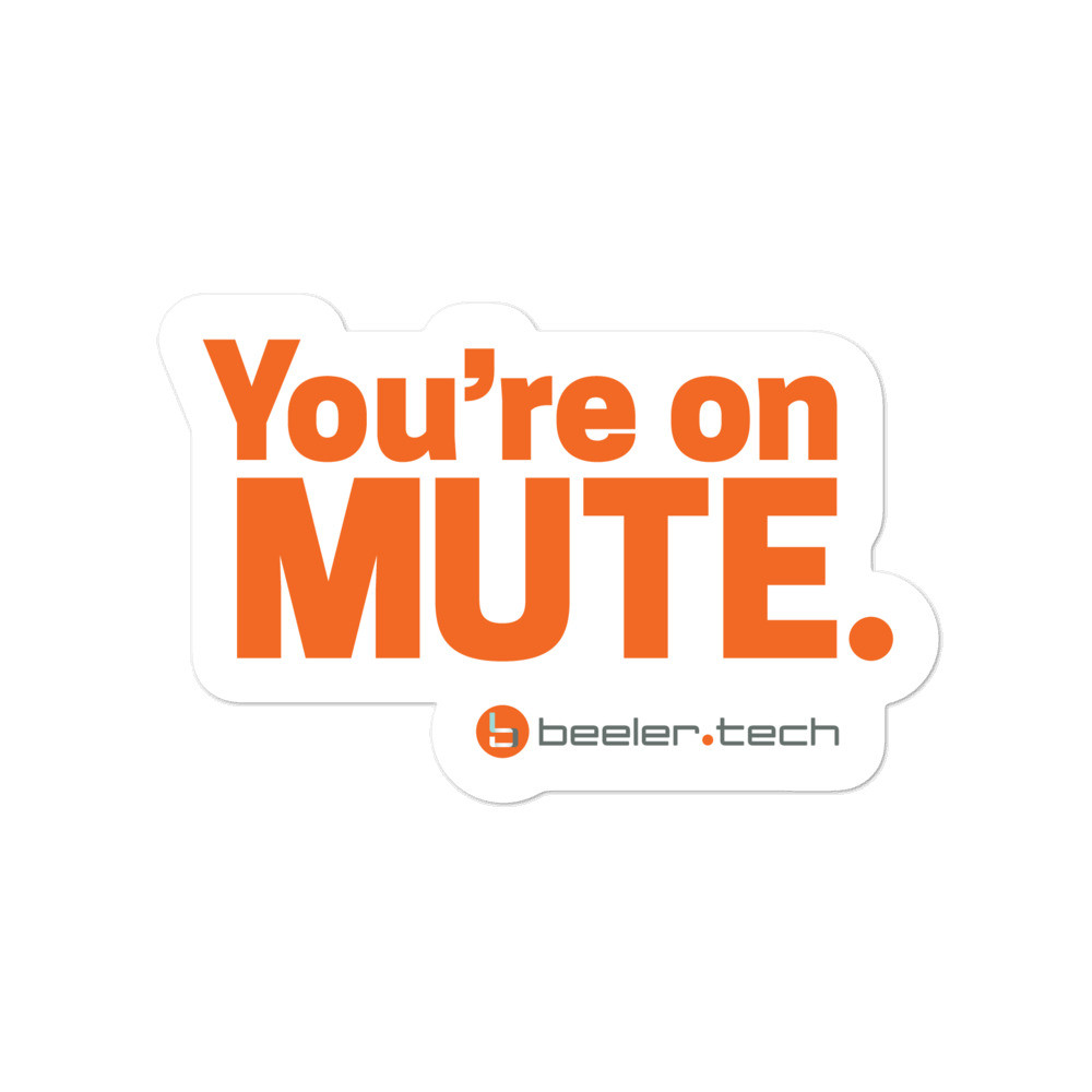 You're On Mute Sticker