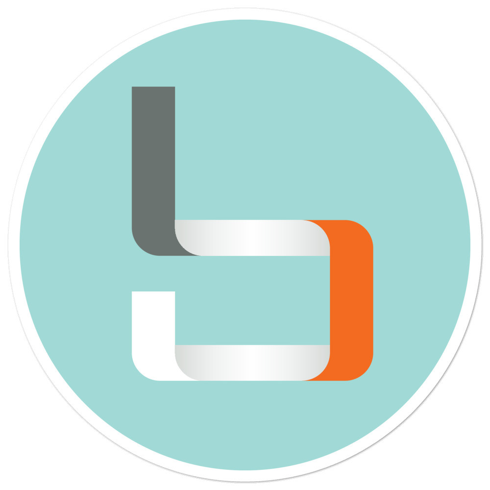 "b" Sticker Mint