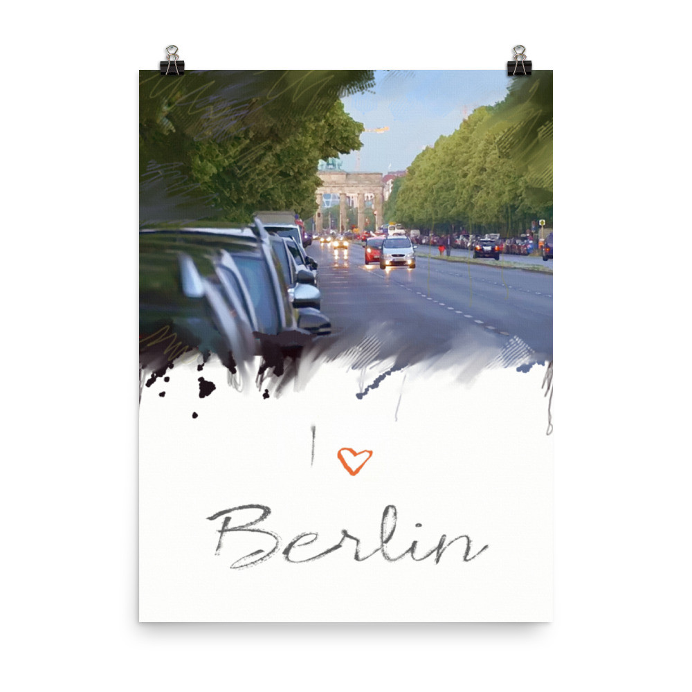 BERLIN Poster   INCHES