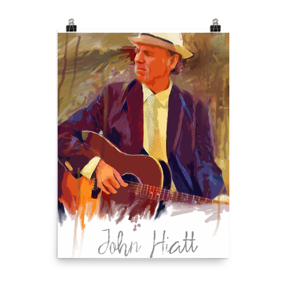 JOHN HIATT Poster   INCHES