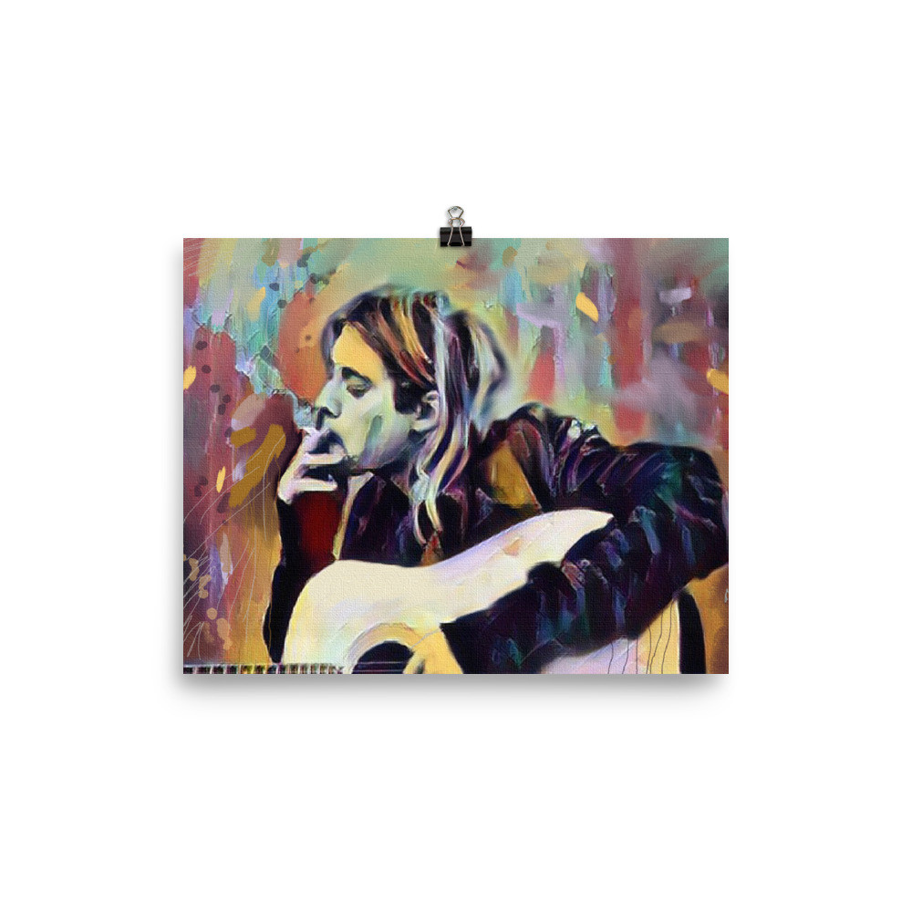 KURT COBAIN Poster LIGGEND  INCHES