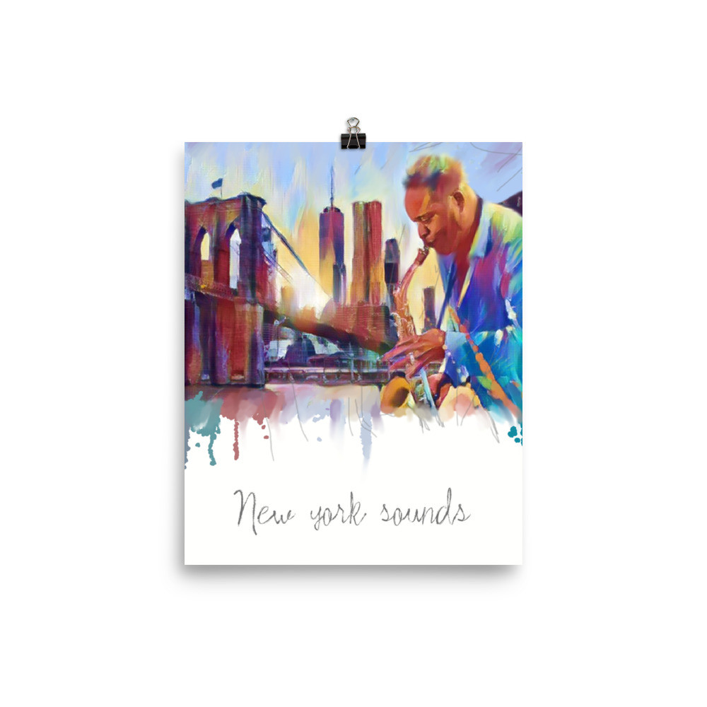 NEW YORK SOUNDS Poster  INCHES