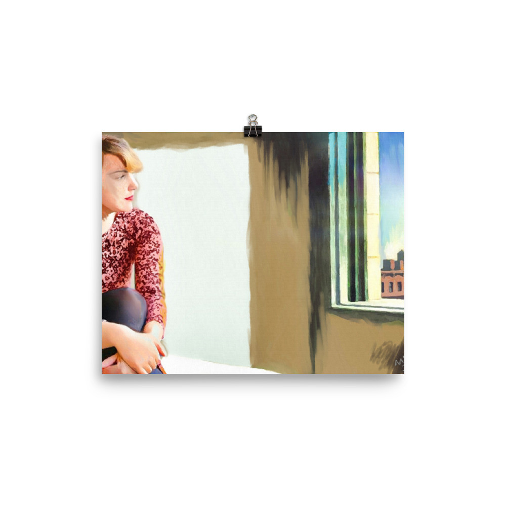  EDWARD HOPPER GIRL Poster  INCHES