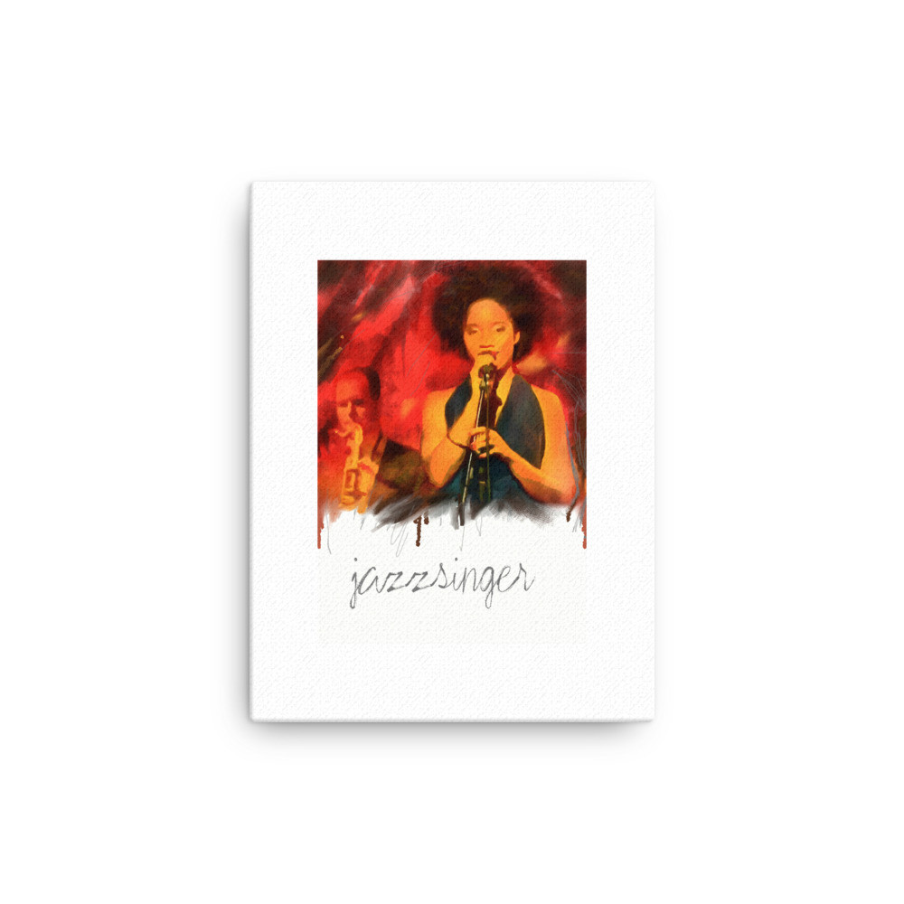 Canvas jazz singer