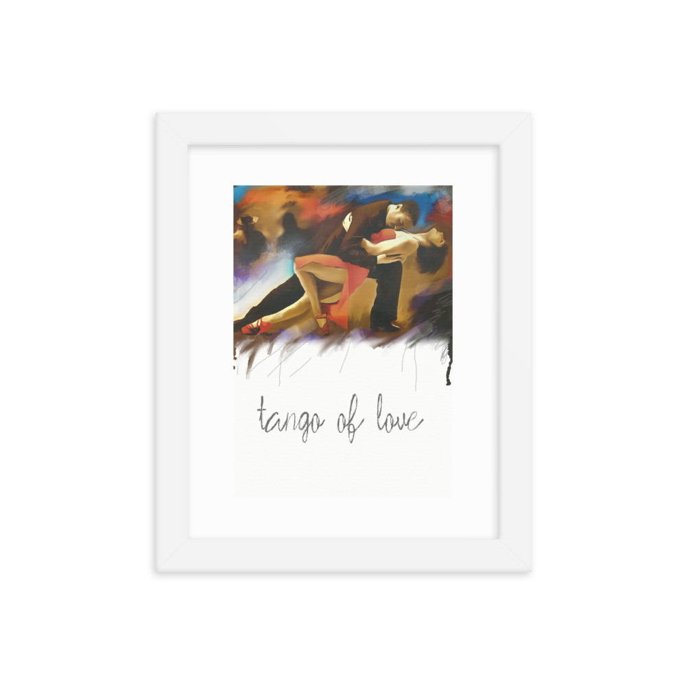 Tano of love Framed poster